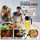 Pulverizador de Óleo 2 em 1 com Garrafa de Vidro 500 ml para Fritadeira de Ar e Cozinha