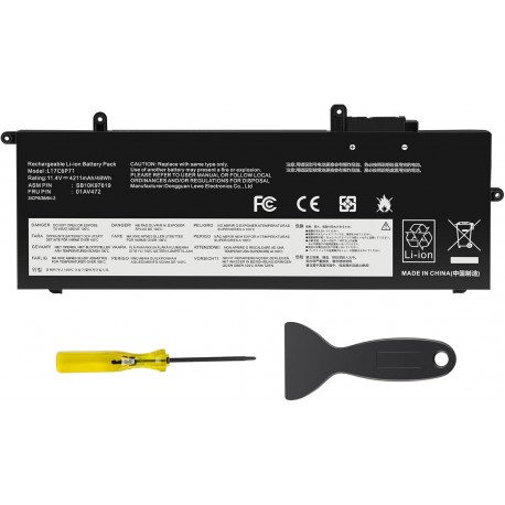 Bateria 48Wh 11.4V para Lenovo ThinkPad X280 A285 Series L17C6P71 01AV470