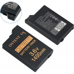 OSTENT bateria 1400mAh 3.6V lítio polímero substituição melhorada para Sony PSP 2000 3000 modelo PSP-S280