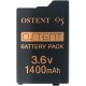 OSTENT bateria 1400mAh 3.6V lítio polímero substituição melhorada para Sony PSP 2000 3000 modelo PSP-S280