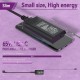 Carregador USB C 65W fino para portátil HP Spectre EliteBook Pavilion Lenovo ThinkPad T470 T480 T580 T490 T590