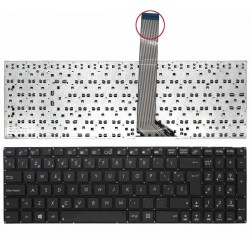 Teclado Preto Frameless Espanhol para Asus K56 -K56C -K56CA -K56CB -K56CM -A56 BZ.N0S5Q.001 0KNB0-61221T0Q AEXJB00110