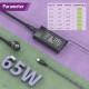 Carregador USB C 65W fino para portátil HP Spectre EliteBook Pavilion Lenovo ThinkPad T470 T480 T580 T490 T590