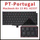 Teclado A2337 M1 para MacBook Air 13 Polegadas Layout Português PT