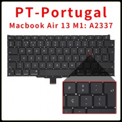 Teclado A2337 M1 para MacBook Air 13 Polegadas Layout Português PT