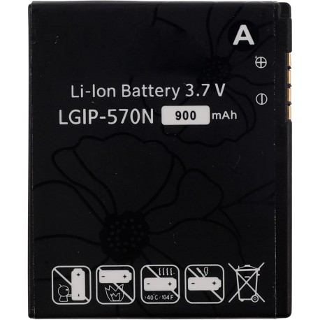 Bateria Compatível com LGIP-570N para LG BL20 - GM310 - MSPP0495 com Ferramentas Incluídas 3,7V 900mAh