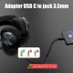 Adaptador USB-C para Jack 3,5 mm com Chip DAC Compatível com iPhone 15 Pro Max, Galaxy S24, Pixel 8 e mais