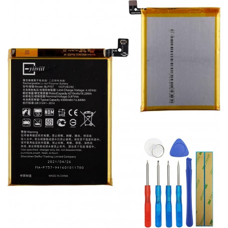  Bateria BLP757 de Substituição para Realme 6 Pro RMX2061 RMX2063