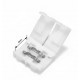 Conjunto 5x Conectores LED 2 Pinos 8 mm para Fitas LED Sem Necessidade de Solda