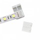 Pack 2x Conectores de Clipe 4 Pinos 10 mm para Fitas LED RGB 5050 Sem Solda
