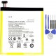 Bateria Compatível Asus ZenPad 10 Z300 P023 C11P1502 4890mAh com Kit de Montagem Incluído