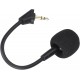 Microfone de Substituição 3.5mm com Redução de Ruído para HyperX Cloud Alpha - Compatível com Auriculares Gaming