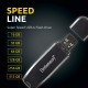 Pen USB Intenso Speed Line 512 GB USB 3.2 Gen 1 x 1 Preto com Indicador LED