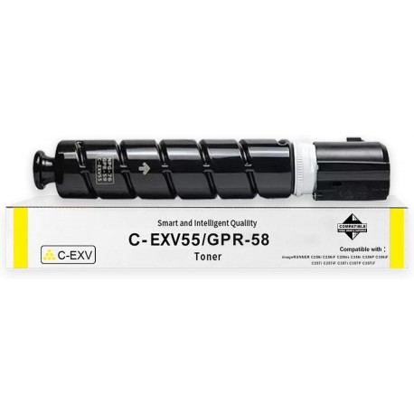 Toner compatível amarelo Canon C-EXV55 EXV55 2185C002 para imageRunner Advance DX C257i C357if C256iF
