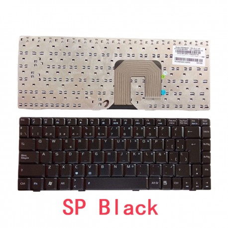 Teclado para Portátil ASUS F6 F9 X20 X20E X20S F9D F9E F9F F6v F6e – Layout Espanhol