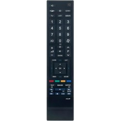 Comando Substituto CT-90345 para TVs Toshiba Regza - Compatível com vários modelos - Sem programação necessária