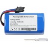 Bateria 14.4V 2600mAh Li-ion para Robô Aspirador 360 C50, TCL S1 S15 S18, Formate E-550G W - Substituição