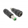 Adaptador DC 5.5x2.5mm Fêmea para 6.3x3.0mm Macho - Conversor de Alimentação para Portáteis Toshiba