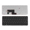 Teclado Preto com Moldura para HP Mini 1103 110-3500 3510NR 3530NR Compaq Mini 210-2000 Novo