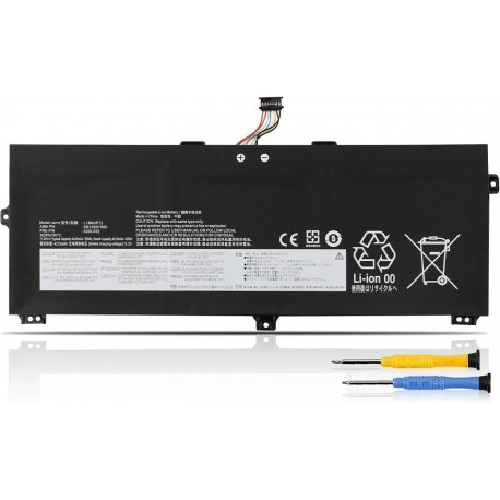 Bateria L18M3P72 11.52V 4345mAh compatível com Lenovo ThinkPad X390 Yoga e X13 Yoga Gen 1