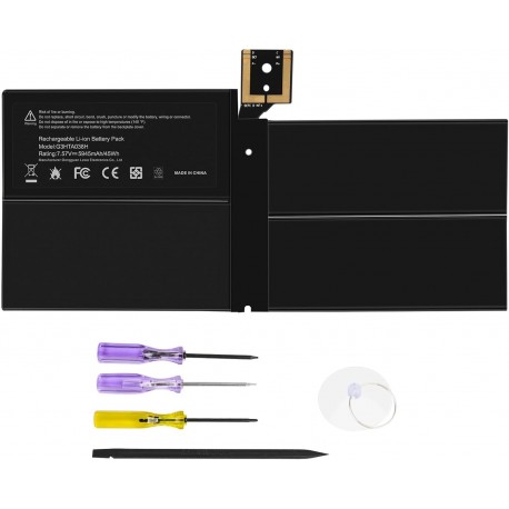 Bateria 7,57V 45Wh G3HTA038H para Surface Pro 5 e Surface Pro 6 + Ferramentas de Montagem