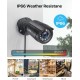 Kit de Videovigilância ZOSI 8 Câmaras 1080P com DVR 8 Canais, 2TB, Visão Noturna e Alarme de Movimento