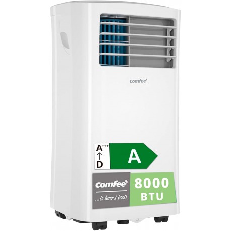 Ar condicionado portátil Cecotec ForceClima 7100 Soundless 7000 BTU 4 modos 2 velocidades LED com kit de janela