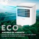 Ar condicionado portátil Cecotec ForceClima 7100 Soundless 7000 BTU 4 modos 2 velocidades LED com kit de janela