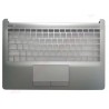 Carcaça Prateada com Apoio de Mãos e Touchpad para HP 14-CF 14S-CF 14-DF 14S-DF 14-DK 240 245 246 G8 340 G5 G7