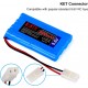 Bateria Recarregável NiMH 9.6V 2000mAh com Conector Tamiya para Carros RC e Brinquedos