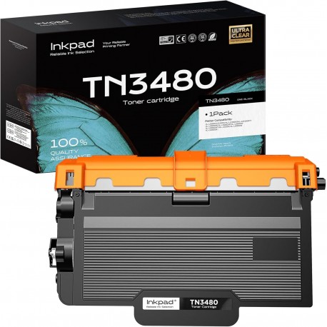 Cartucho de Toner Compatível TN3480 Preto Alta Capacidade para Brother HL L5100 MFC L5700 DCP L5500
