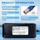 Carregador 29.4V 4A para Bateria de Lítio 24V com Ventoinha e Ecrã Digital - Conector XLR 3 Pinos