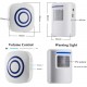 Campainha sem Fios com Sensor de Movimento PIR Infravermelho para Lojas e Casas