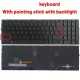 Teclado com Pointing Stick e Retroiluminação para HP EliteBook 745 840 850 855 G7 G8 Layout PT