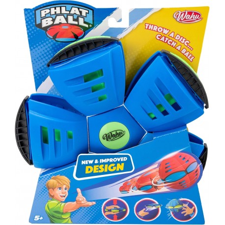 Phlat Ball Classic Azul Frisbee Transformável em Bola para Crianças a Partir dos 5 Anos