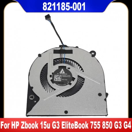Ventoinha de refrigeração para HP Zbook 15u G3 e EliteBook 755 850 G3 G4 modelo 821185-001