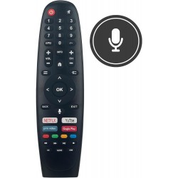 Comando Substituição com Voz para Caixun BLAUPUNKT Estar SANSUI Android TV 32 Polegadas Smart LED