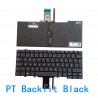 Teclado Preto Retroiluminado PT para Dell Latitude 7300 5300 E7300 2 em 1 Modelo 0483X1