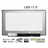 Ecrã LED 17.3 Full HD 1920x1080 WUXGA 30 pinos IPS para portátil NV173FHM-N49 e NV173FHM-N46