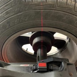 Luz Laser de Posicionamento para Máquinas de Equilíbrio de Rodas, Recarregável via USB, com LEDs Auxiliares