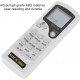 Comando remoto para ar condicionado Chigo ZH-LW03 ZH/LW-03, substituição resistente em ABS