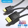 Cabo Mini DisplayPort para DisplayPort 4K 2K Macho para Macho 2 Metros