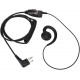 Auricular com microfone para walkie talkie compatível com XT420, XT460, DLR1020, FT-4XR, entre outros modelos