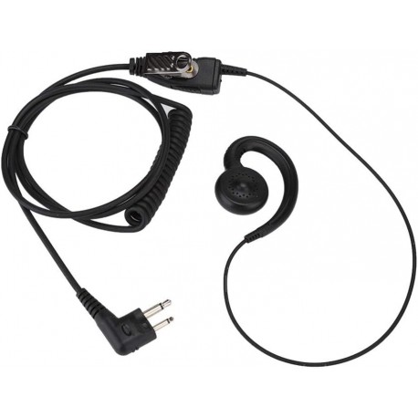 Auricular com microfone para walkie talkie compatível com XT420, XT460, DLR1020, FT-4XR, entre outros modelos