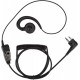 Auricular com microfone para walkie talkie compatível com XT420, XT460, DLR1020, FT-4XR, entre outros modelos
