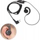Auricular com microfone para walkie talkie compatível com XT420, XT460, DLR1020, FT-4XR, entre outros modelos