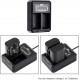 Carregador Duplo USB para Baterias Canon LP-E6 LP-E6N LP-E6NH com Indicador LED