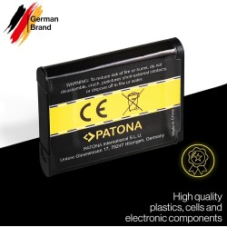 Bateria de substituição EN-EL19 compatível com Nikon Coolpix, 600 mAh, 3.7 volts, Li-ion recarregável