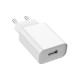 Carregador USB de 20W com carregamento rápido compatível com iPhone, Xiaomi, Samsung, Huawei, Oneplus e OPPO