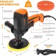 Polidor Automóvel Elétrico 980W 6 Velocidades Variáveis 850 a 3200 RPM com Kit Completo de Esponjas e Acessórios